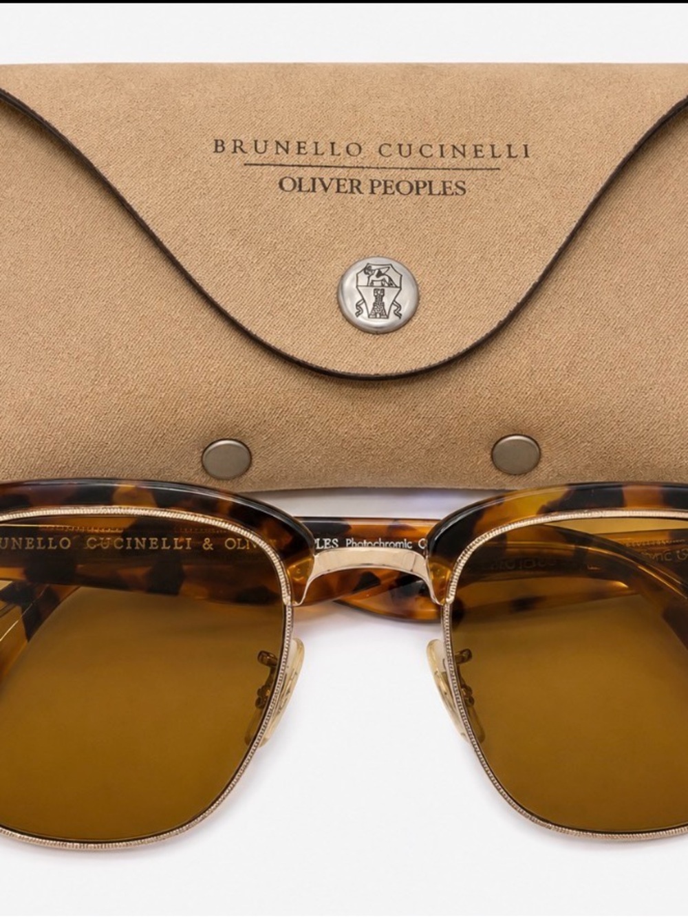Oliver Peoples x Brunello Cucinelli Capannelle OV5486S 1740R9 Sunglasses w/case